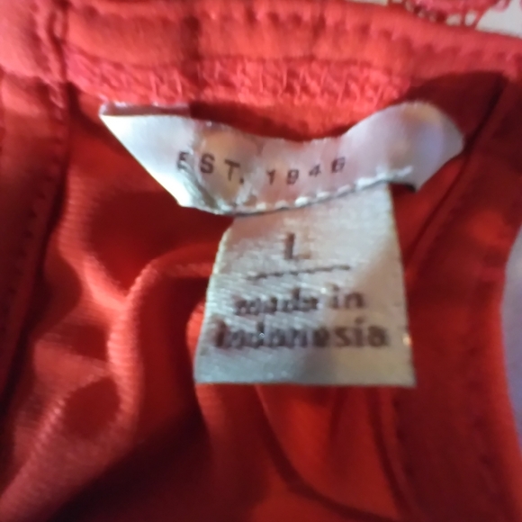 Est1946 Elegant Red Sleeveless Dress Size Large Sexy Date Night Party - Picture 7 of 8